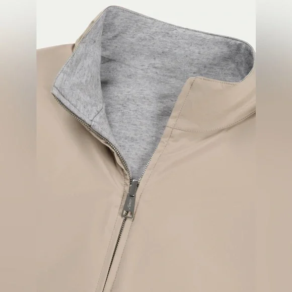 Aurelien BEIGE REVERSIBLE RESORT BODY WARMER